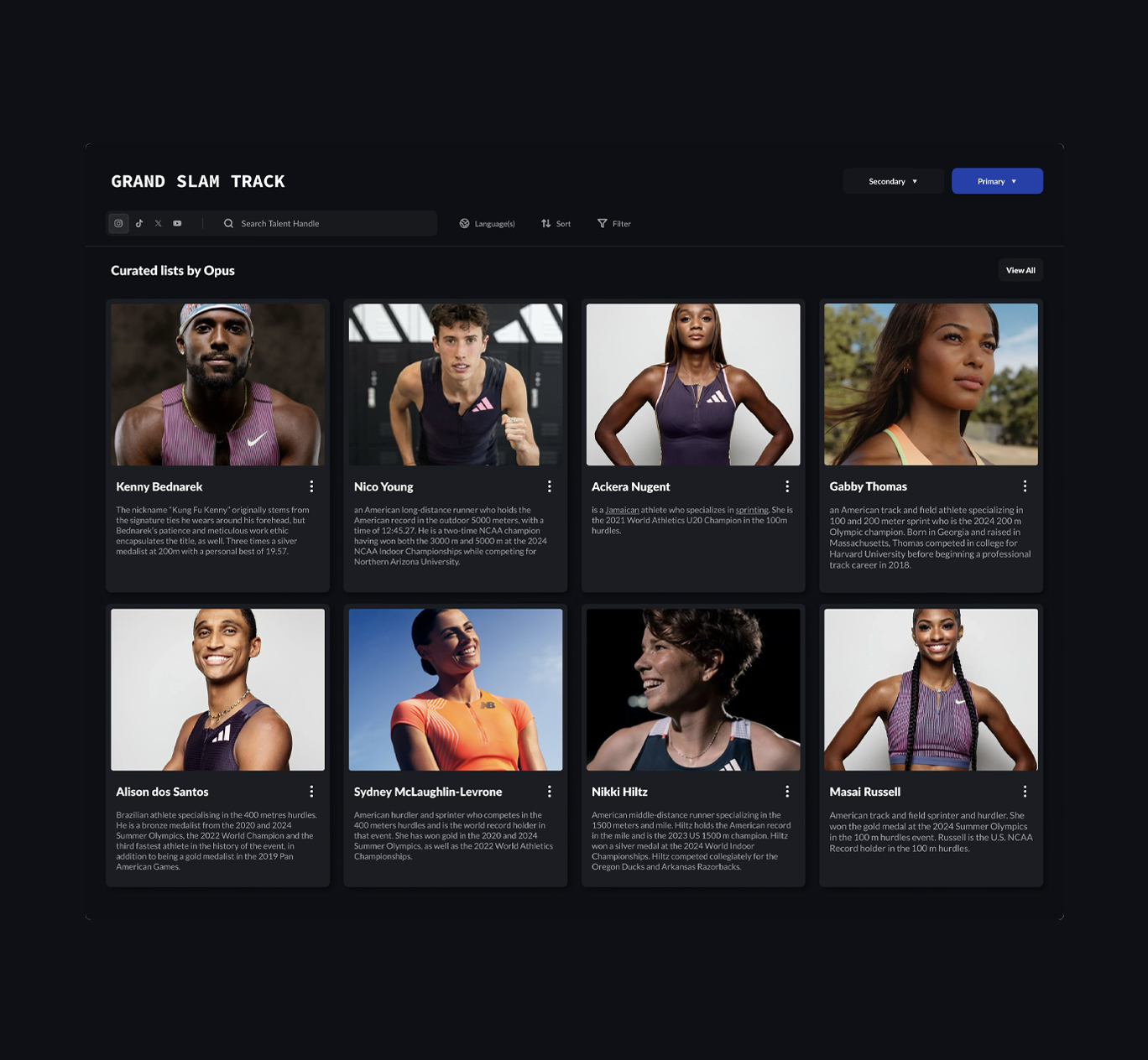 Sports Analytics Dashboard